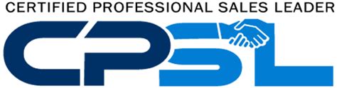 certified professional sales leader (cpsl)